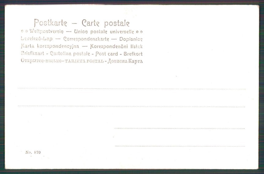 Artist Signed Playing Cards Lady serie 870 postcard TC2500 – retro