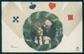 Playing Cards RPPC postcard TC2517 – fronte