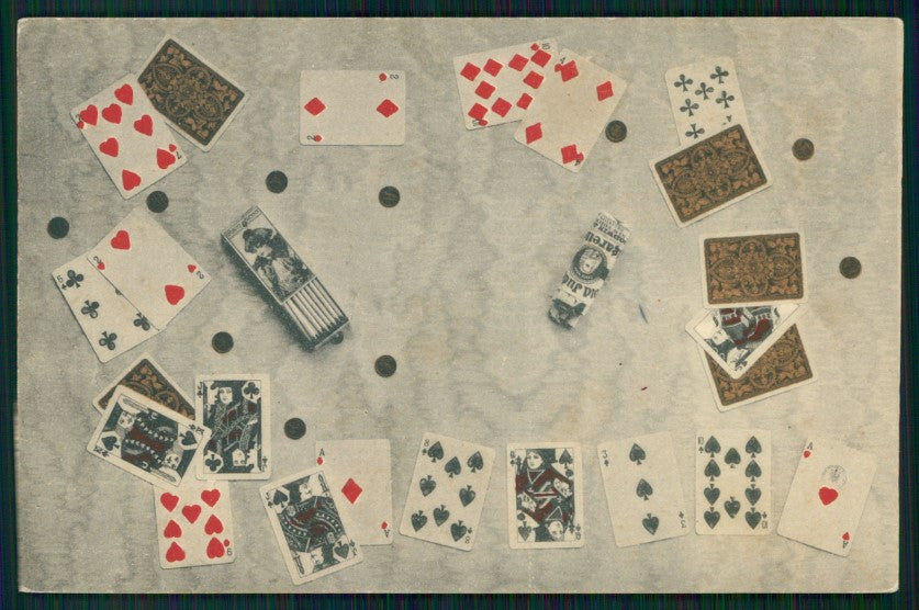 Playing Cards postcard TC2525 – fronte