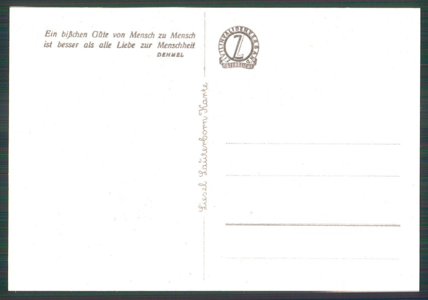 Artist Signed Fairy Gnome Liesel Lauterborn postcard TC2560 – retro
