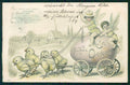 Artist Signed Fairy Easter Egg Chick Relief serie 4901 postcard TC2584 – fronte