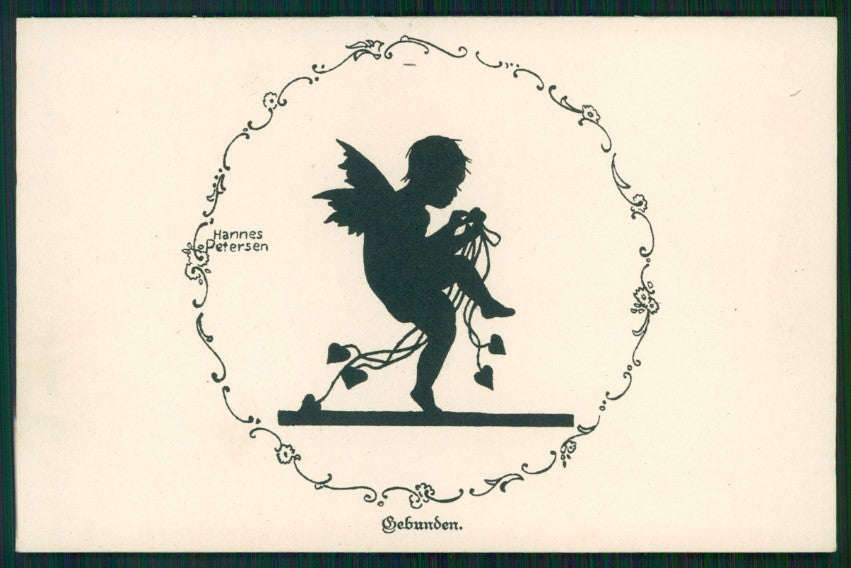 Artist Signed Cupid Hannes Petersen serie 1239 postcard TC2586 – fronte