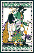 Artist Signed Art Nouveau Stanislaus Kulhanek Easter Czech postcard TC2657 – fronte
