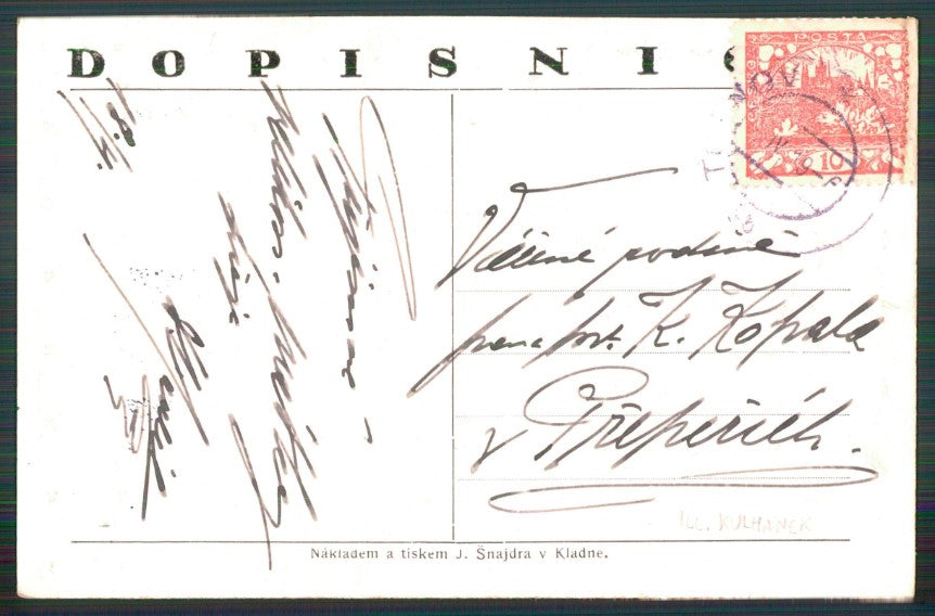 Artist Signed Art Nouveau Stanislaus Kulhanek Easter Czech postcard TC2657 – retro