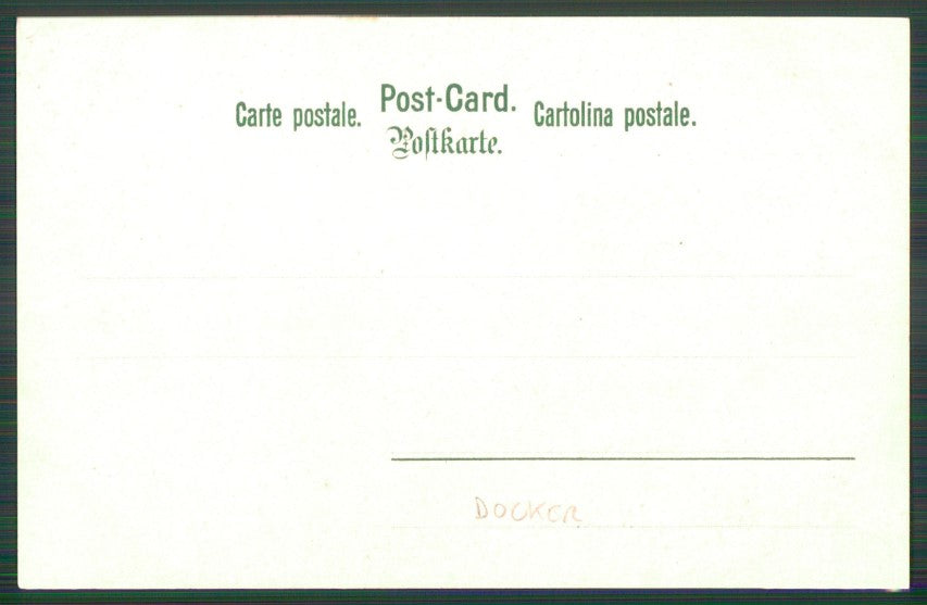 Artist Signed Art Nouveau Lady Docker serie 28 postcard TC2665 – retro