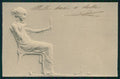 Artist Art Nouveau Raphael Kirchner Lady Mirror Releif MM Vienne postcard TC2712 – fronte