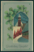 Christmas Winter Landscape Best Wishes Relief M.S.i.B. 14138 postcard TC2754 – fronte