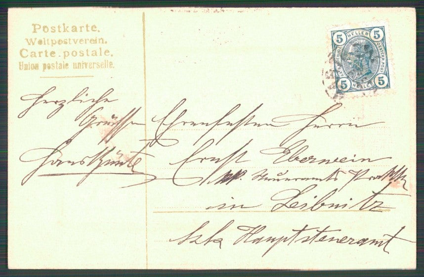 Art Nouveau Flowers Best Wishes 1906 Year Relief postcard TC2795 – retro