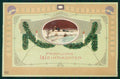 Art Nouveau Christmas Winter Landscape Best Wishes postcard TC2801 – fronte