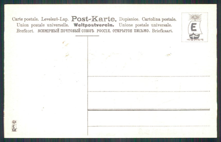 Pig Schwein Children Relief M.S.i.B. 13796 postcard TC2867 – retro