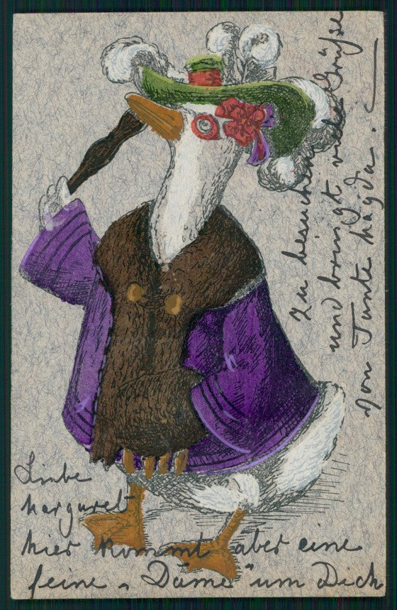 Dressed Goose postcard TC2913 – fronte