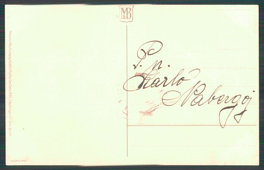 Artist Signed F. Baumgarten Pierrot Child Meissner Buch 1966 postcard TC2917 – retro