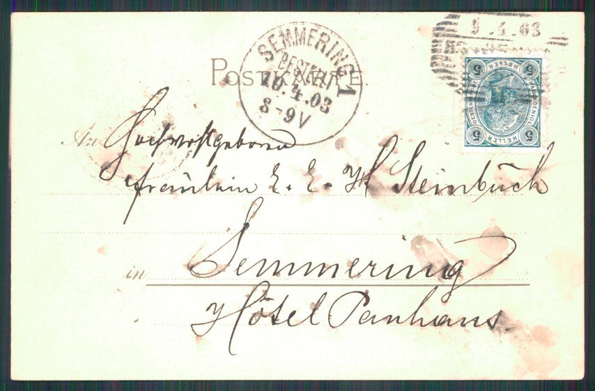 Happy Easter Wishes Rabbit Egg Music Band Meissner Buch 1025 postcard TC2948 – retro