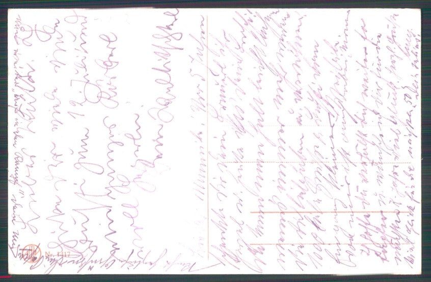 Artist Signed W. Fialkowska Cupid Angel serie 1417 postcard TC2968 – retro