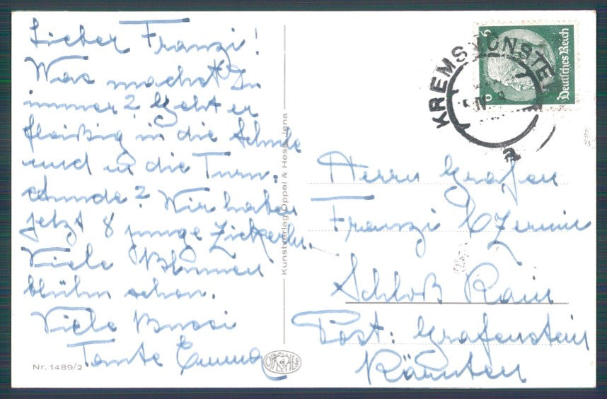 Artist Signed F. Baumgarten Fairy Tales Puss In Boots 1489-2 postcard TC3012 – retro
