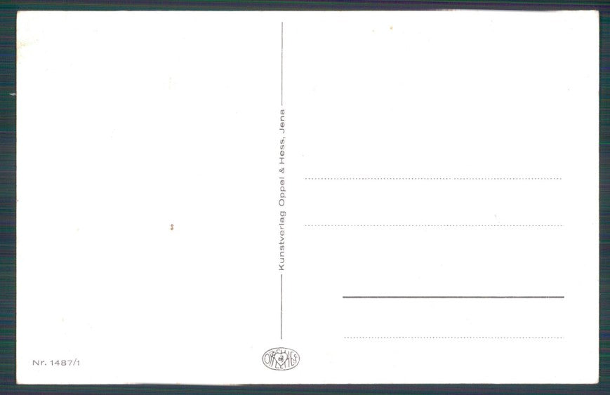 Artist Signed F. Baumgarten Fairy Tales Pig Gnome serie 1487-1 postcard TC3016 – retro