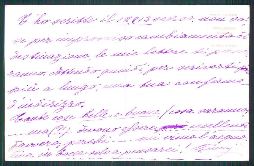Artist Signed Busi Venetian Romantic Couple Degami 2013 postcard TC3064 – retro