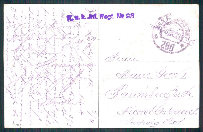Russia Russian Types Horse serie 2801 postcard TC3070 – retro