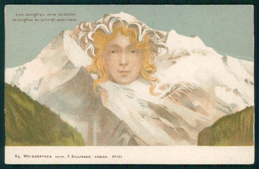 Faces in Mountain Metamorphic Surrealist Fantasy Killinger 111 pc TC3088 – fronte