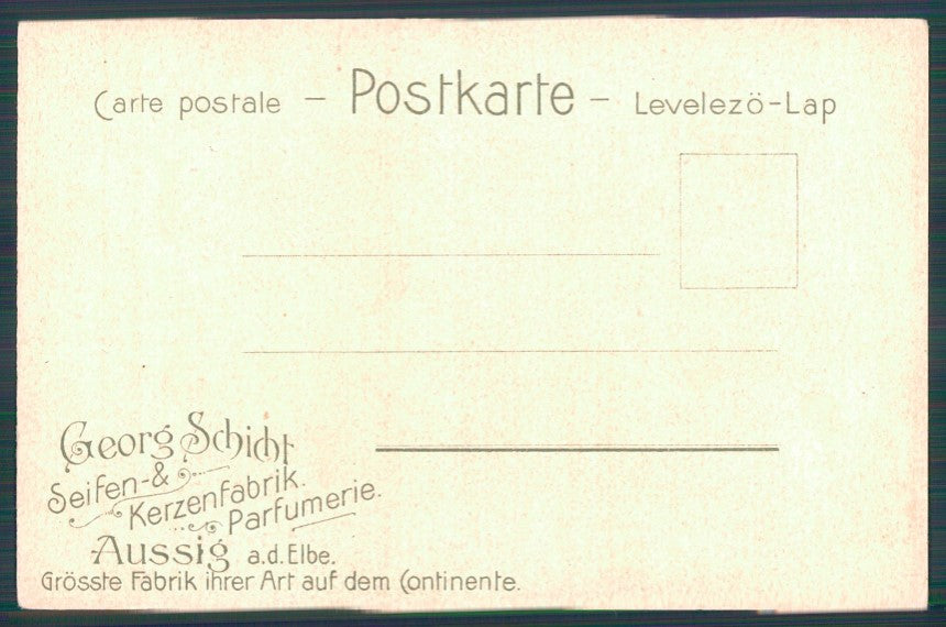 Bismarck Schichts Seifen Ústí nad Labem Aussig Czech rep. postcard TC3122 – retro