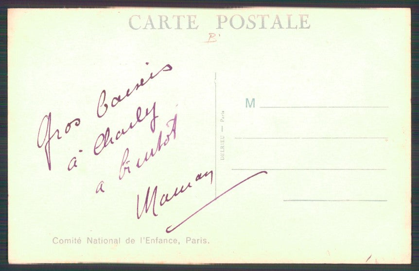 Artist Signed Chanson Carte Postale Semaine Nationale de Enfance postcard TC3183 – retro