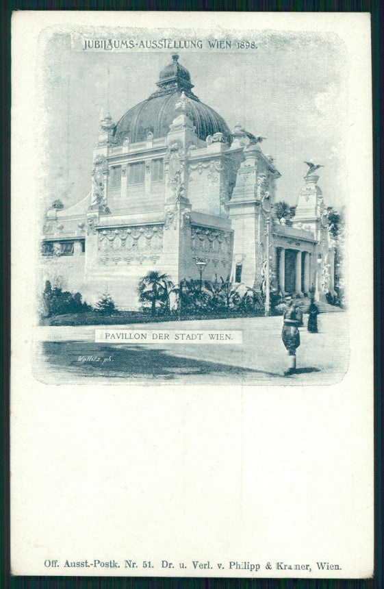 Jubilaums Ausstellung Wien 1898 Philipp Kramer 51 postcard TC3192 – fronte