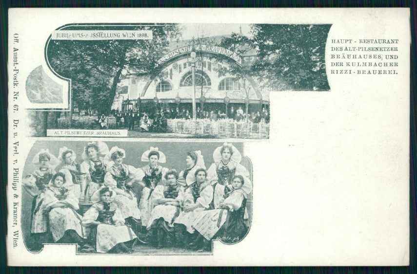 Jubilaums Ausstellung Wien 1898 Philipp Kramer 67 postcard TC3198 – fronte