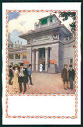 Artist Signed V. Gorgon ? Jagd Caccia Ausstellung Wien 1910 postcard TC3230 – fronte
