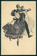 Artist Signed Ferdinand Reznicek Simplicissimus Karte serie IX 4 postcard TC3257 – fronte