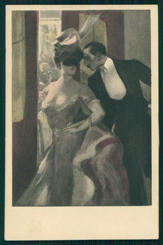 Artist Signed Simplicissimus Karte serie XIV 3 postcard TC3261 – fronte