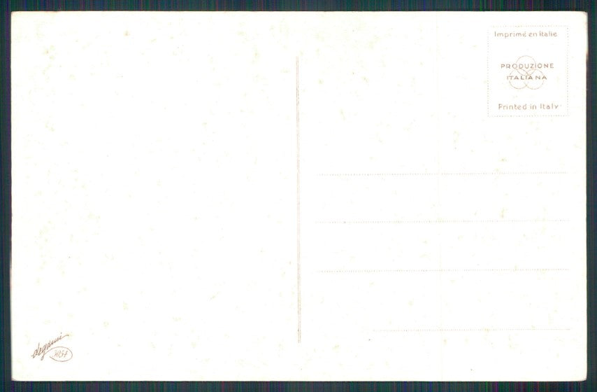 Artist Signed Corbella Couple Christmas ABRADED Degami 3054 postcard TC3316 – retro