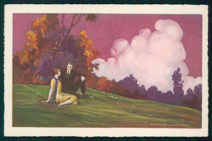 Artist Signed Corbella Romantic Couple Degami serie 66 postcard TC3321 – fronte