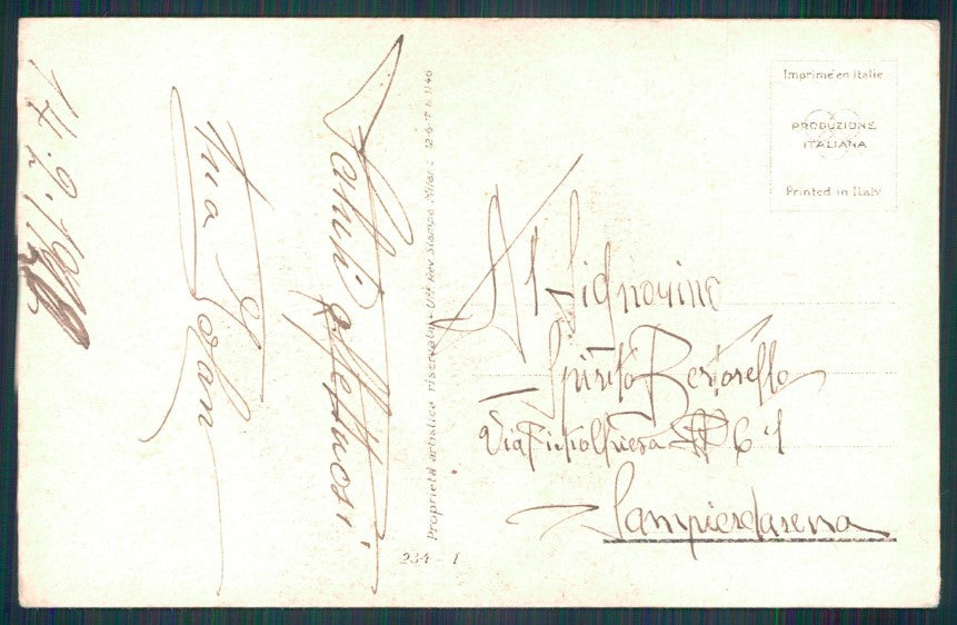Artist Signed Corbella Romantic Couple serie 234-1 postcard TC3330 – retro