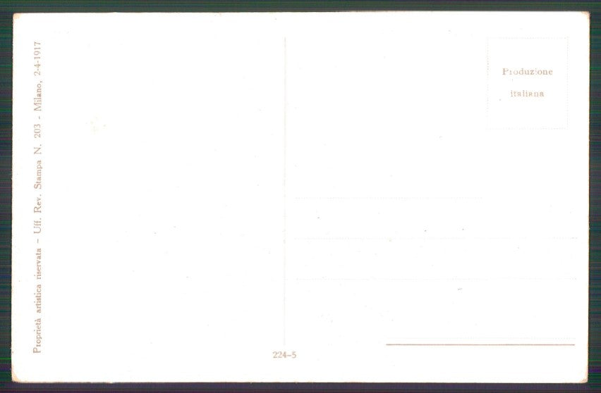 Artist Signed Corbella Romantic Kissing Couple serie 224-5 postcard TC3331 – retro