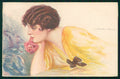 Artist Signed Corbella Glamour Fashion Lady serie 250-1 postcard TC3335 – fronte