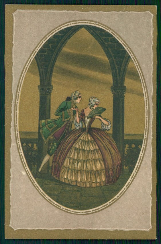 Artist Signed Corbella Venezia Romantic Couple Degami serie 2075 postcard TC3355 – fronte