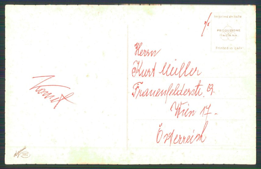 Artist Signed Corbella Glamour Fashion Lady Degami serie 3093 postcard TC3359 – retro