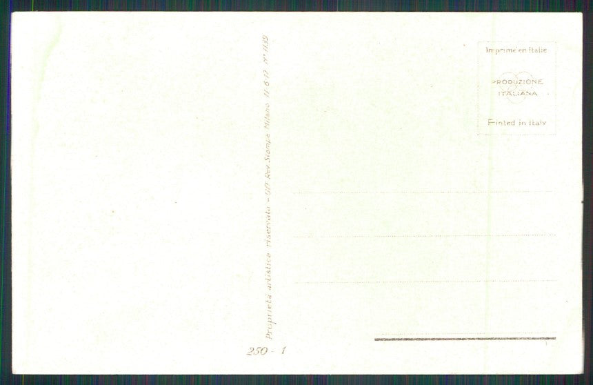 Artist Signed Corbella Glamour Lady WATER STAIN serie 250-1 postcard TC3363 – retro
