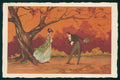 Artist Signed Corbella Romantic Couple Art Deco Degami serie 869 postcard TC3372 – fronte
