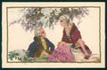 Artist Signed Corbella Romantic Couple Deco Degami serie 1085 postcard TC3385 – fronte