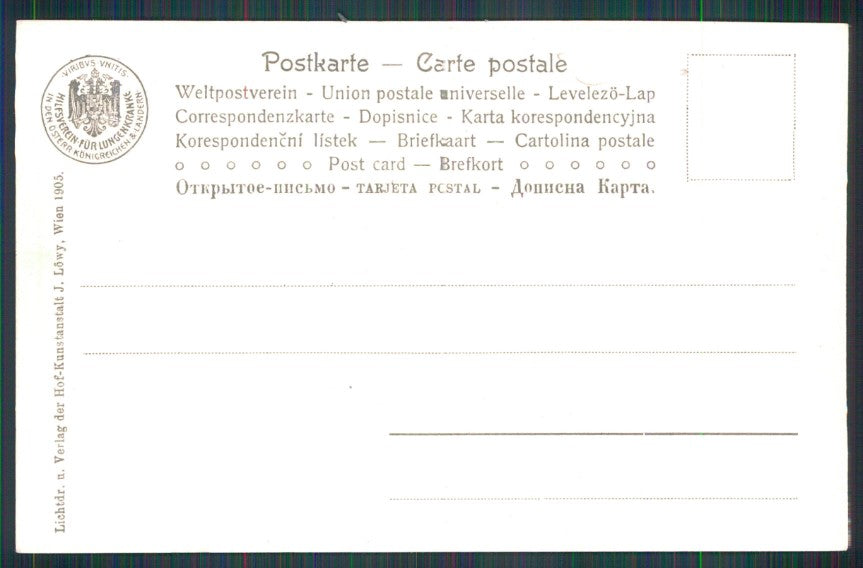 Artist Signed A. Von Pettenkofen Pigs Wien serie 48 postcard TC3404 – retro