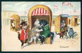 Gatto Dressed Cat Katze serie 9875 postcard TC3437 – fronte