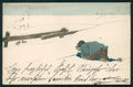 Artist Signed R. Pick Winter Landscape B K W I serie 2638-2 postcard TC3455 – fronte