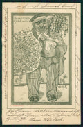 Artist Signed C. Strathmann Herzliche Grusse postcard TC3457 – fronte