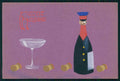 Happy New Year Prosit Neujahr Hand Painting postcard TC3496 – fronte