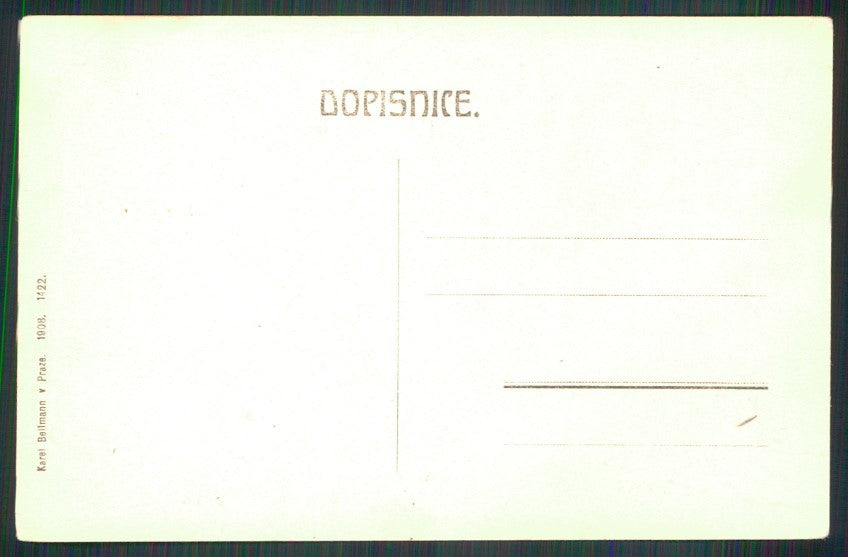 Praga Praha Prahy Cemetery Judaica postcard TC3512 – retro