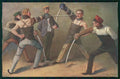Artist Signed G. Mühlberg Studentenleben Students Life Fencing postcard TC3539 – fronte