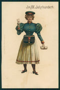 Jm XX Jahrhundert Century Glamour Woman serie 3221 postcard TC3542 – fronte