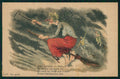 Befana Strega Scopa Witch Broom Hexenbesen postcard TC3553 – fronte
