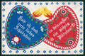 Proverbi Proverbs Spruch Herzen mit Sprüche serie 3000 postcard TC3562 – fronte